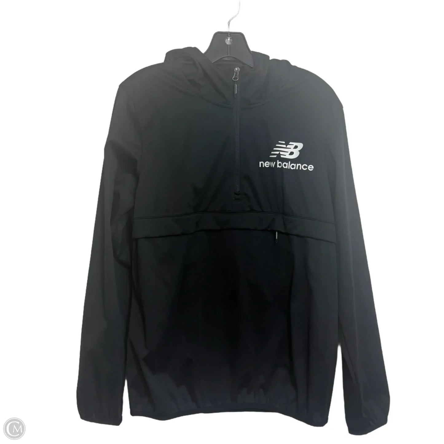 Athletic Jacket By New Balance In Black, Size: L