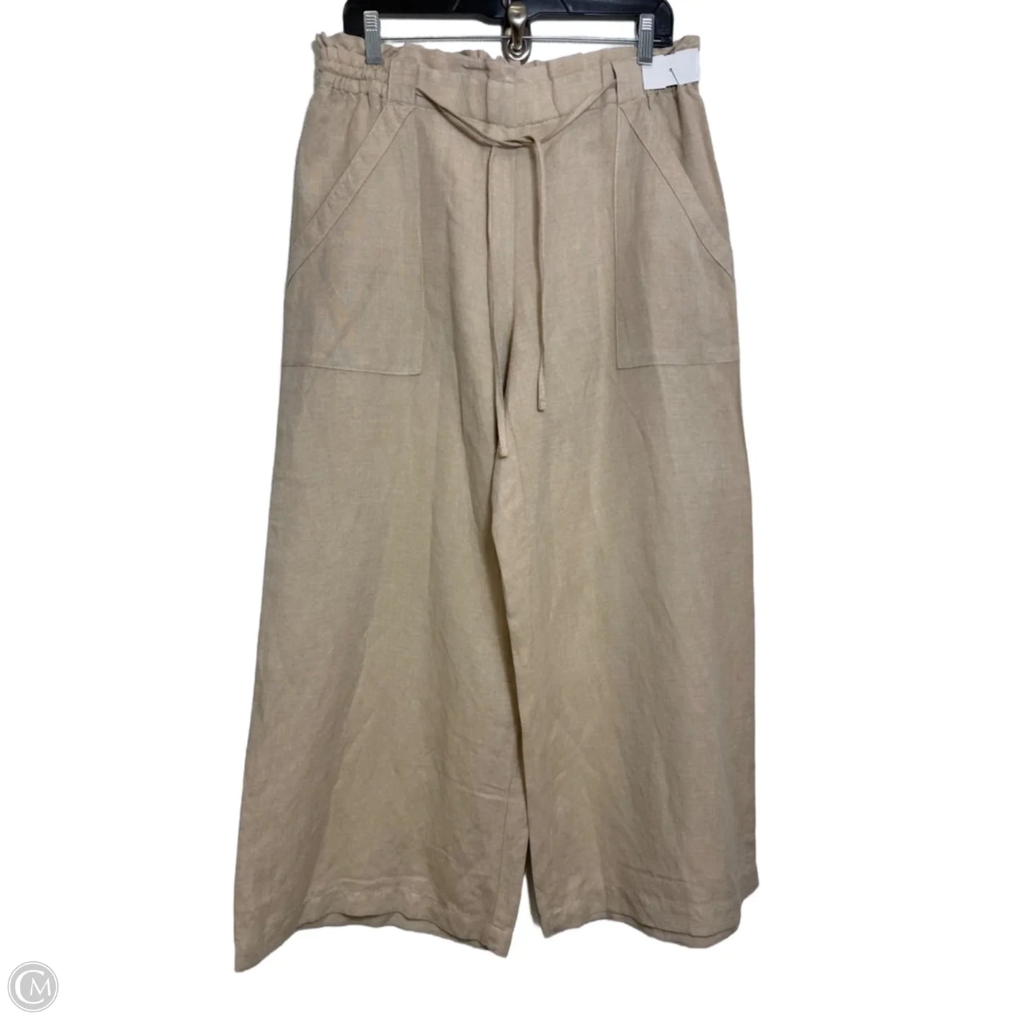 Pants Linen By Loft In Tan, Size: M