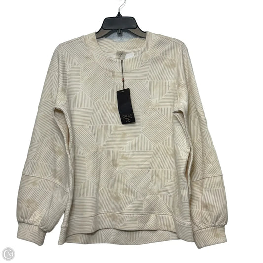 Athletic Sweatshirt Crewneck By Calia In Yellow, Size: M