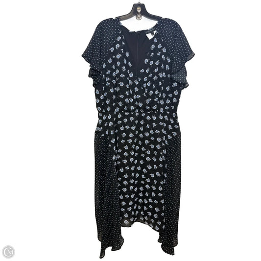 Dress Casual Midi By Lane Bryant In Floral Print, Size: 18