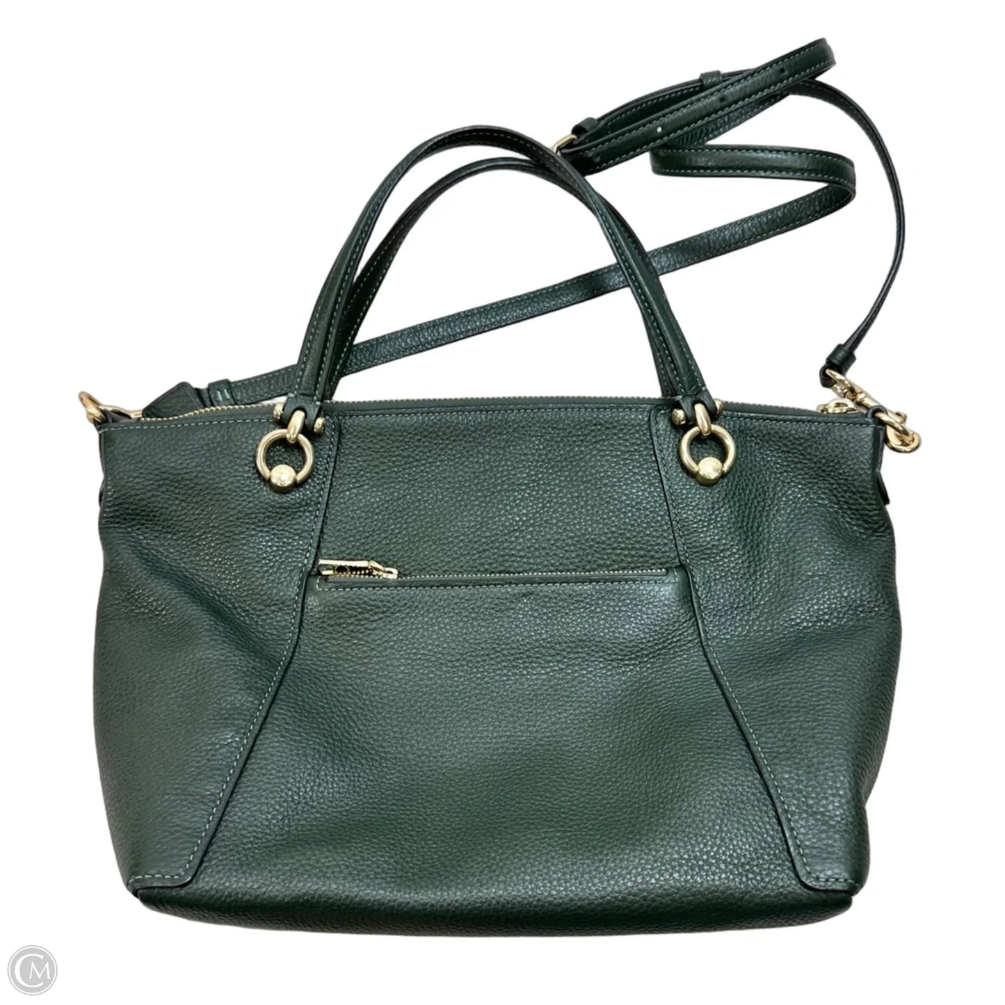 Kacey Satchel Handbag Designer By Coach, Size: Medium