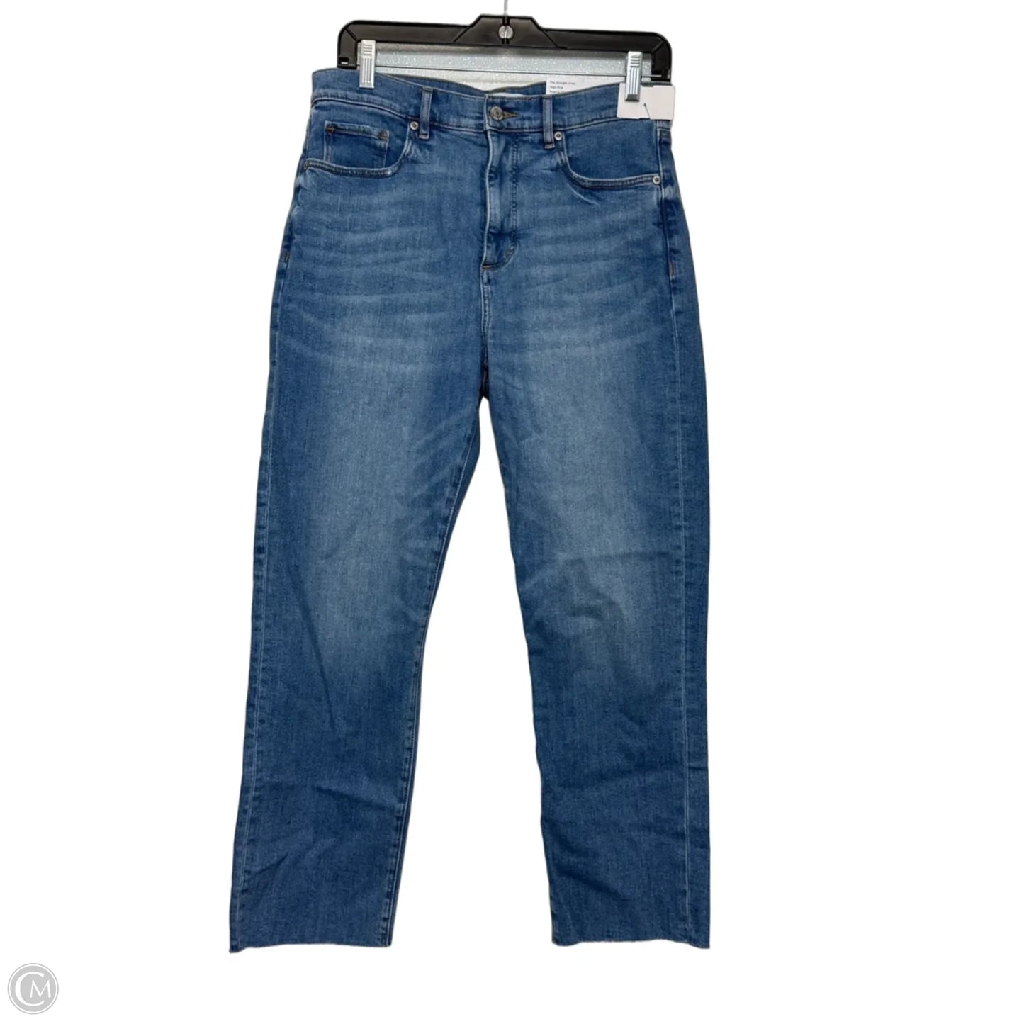 Jeans Cropped By Loft In Blue Denim, Size: 6