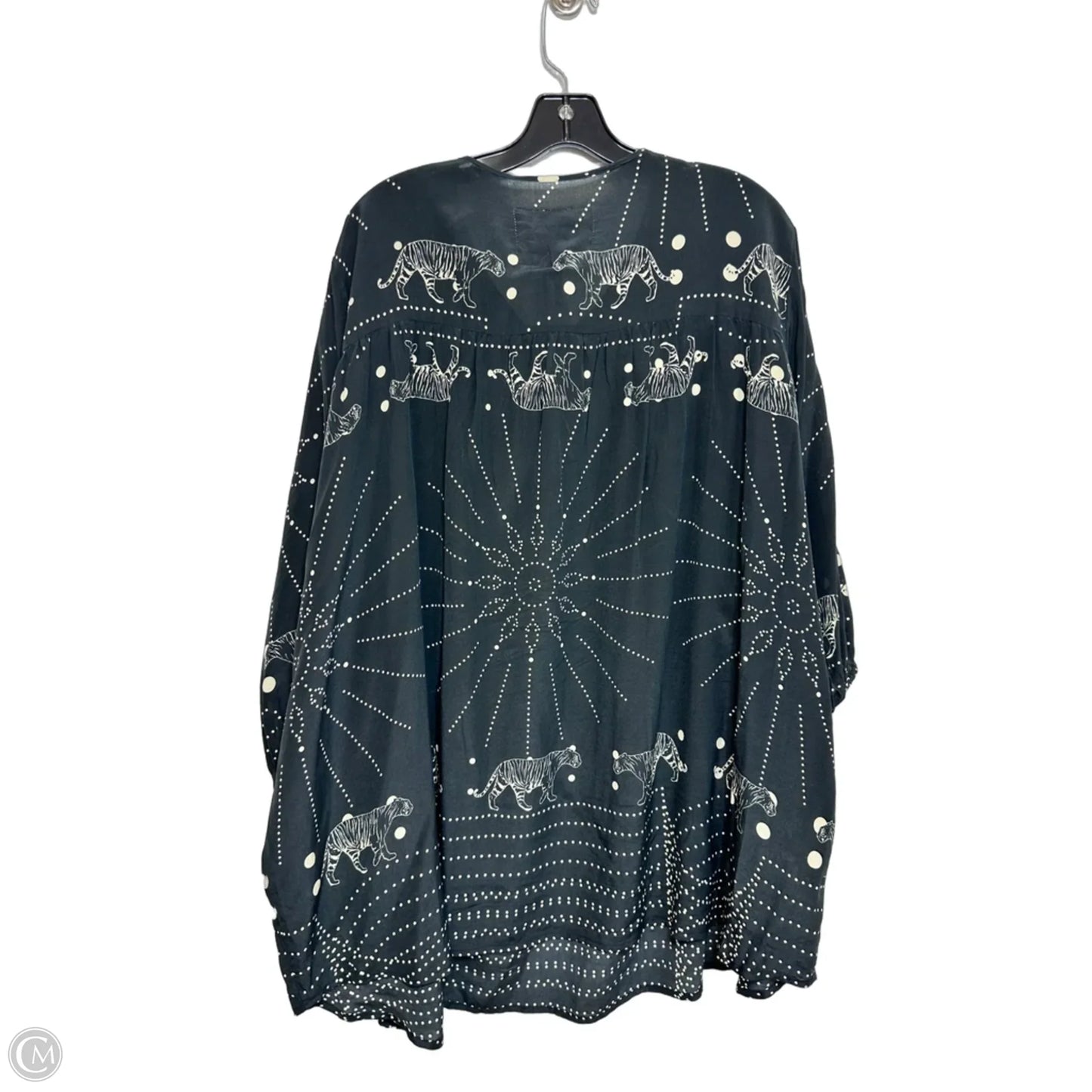 Biya Alisha blouse long sleeve By Johnny Was In Black, Size: Xl