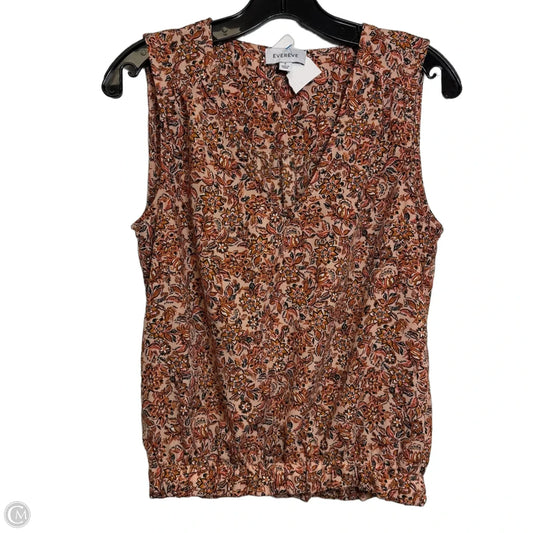 Top Sleeveless By Evereve In Multi-colored, Size: S