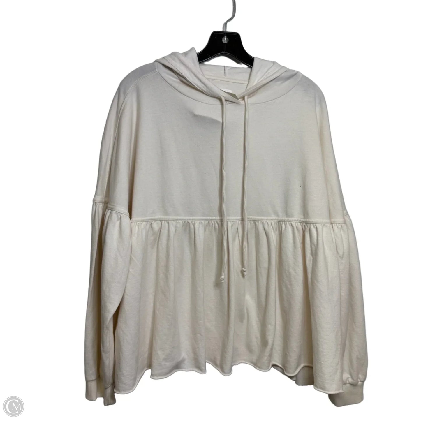 Top Long Sleeve By Aerie In Cream, Size: M