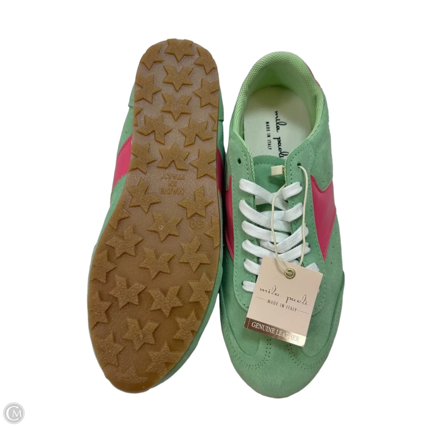 Shoes Athletic By Clothes Mentor In Green, Size: 8/39