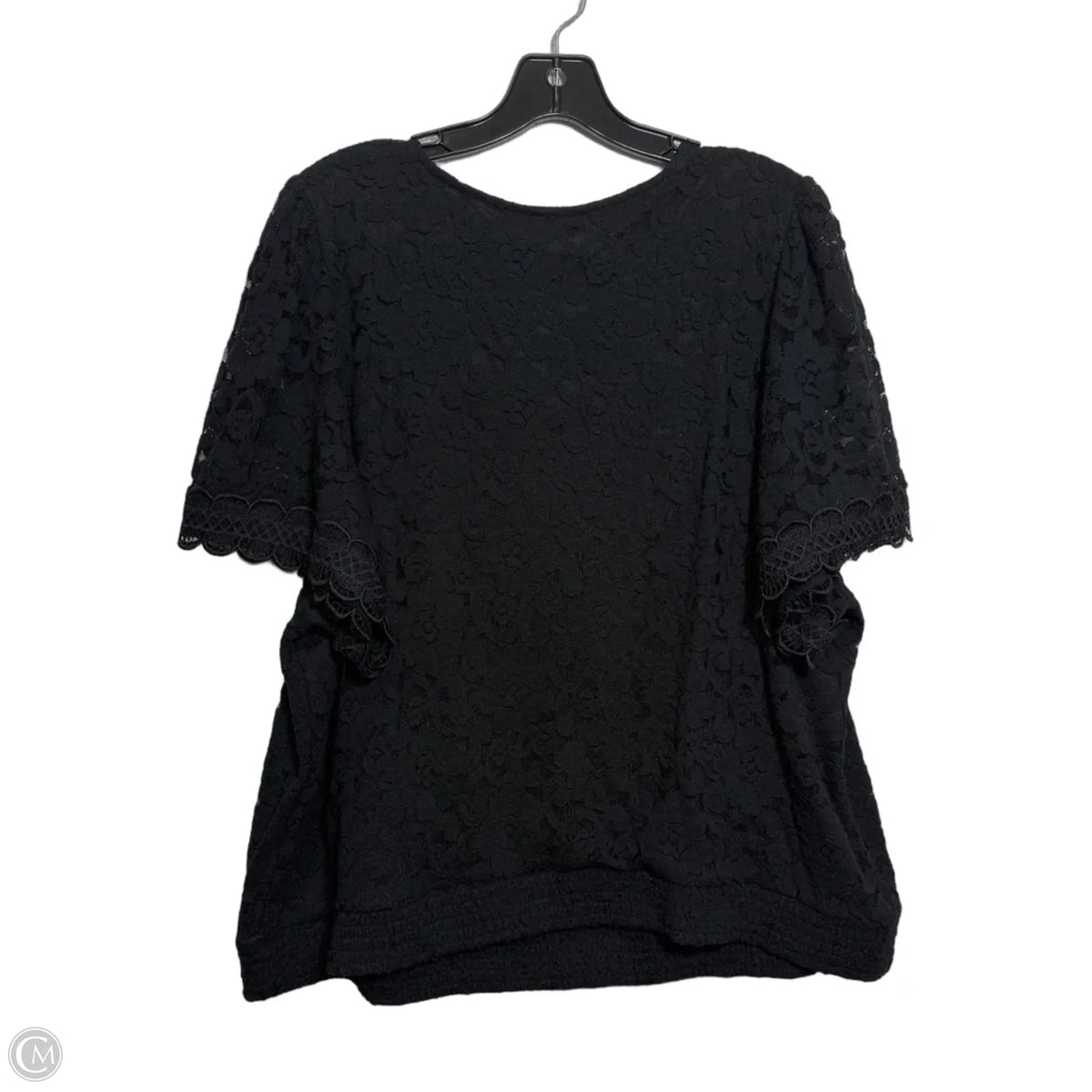 Top short Sleeve By Torrid In Black, Size: 3x