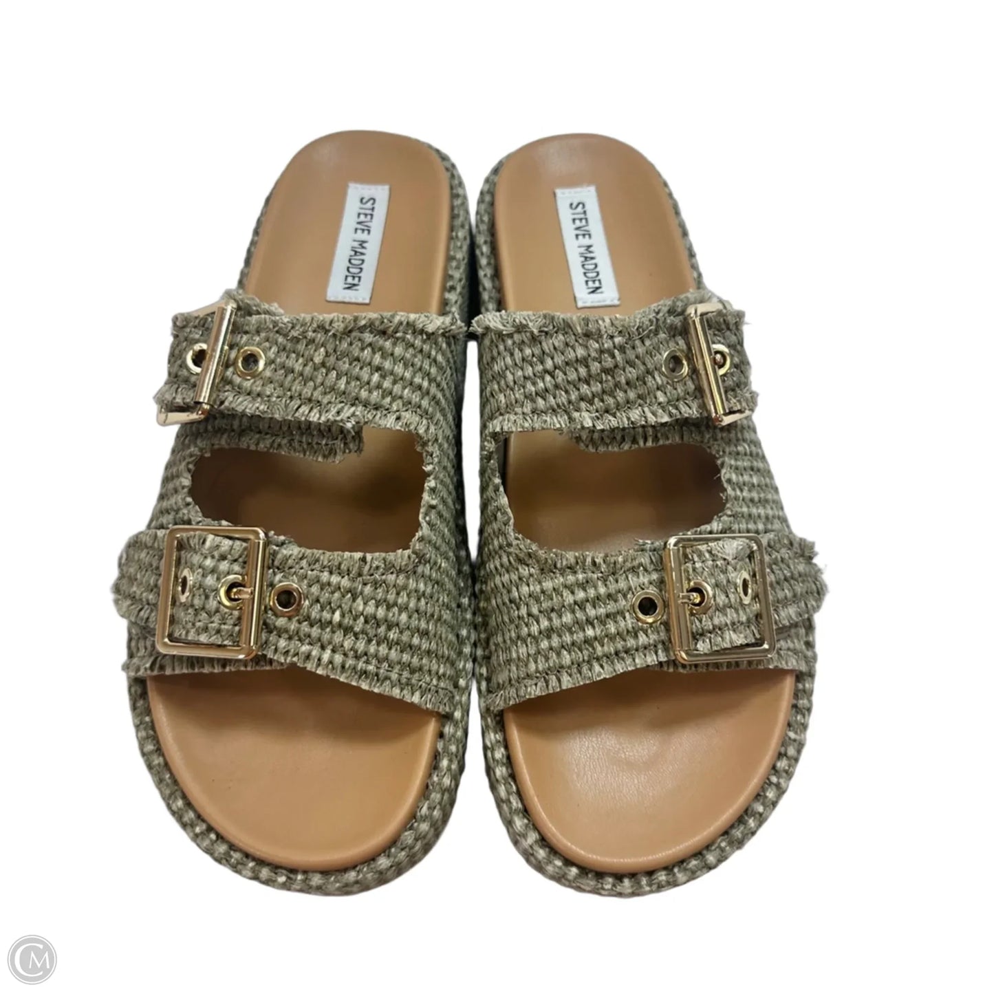 Sandals Flats By Steve Madden In Tan, Size: 10