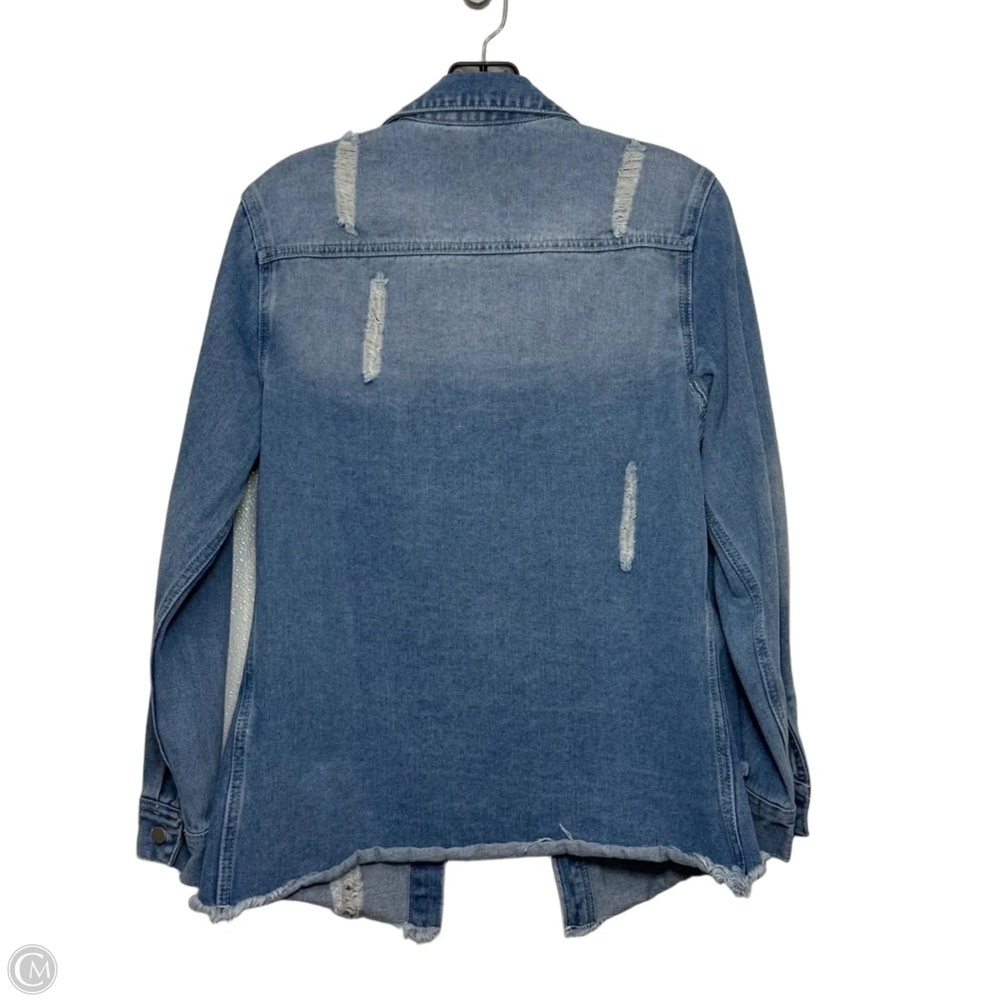 Top Long Sleeve By Dokotoo In Blue Denim, Size: S