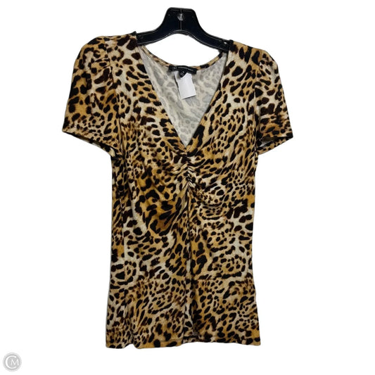 Top Sleeveless Basic By Inc In Leopard Print, Size: M