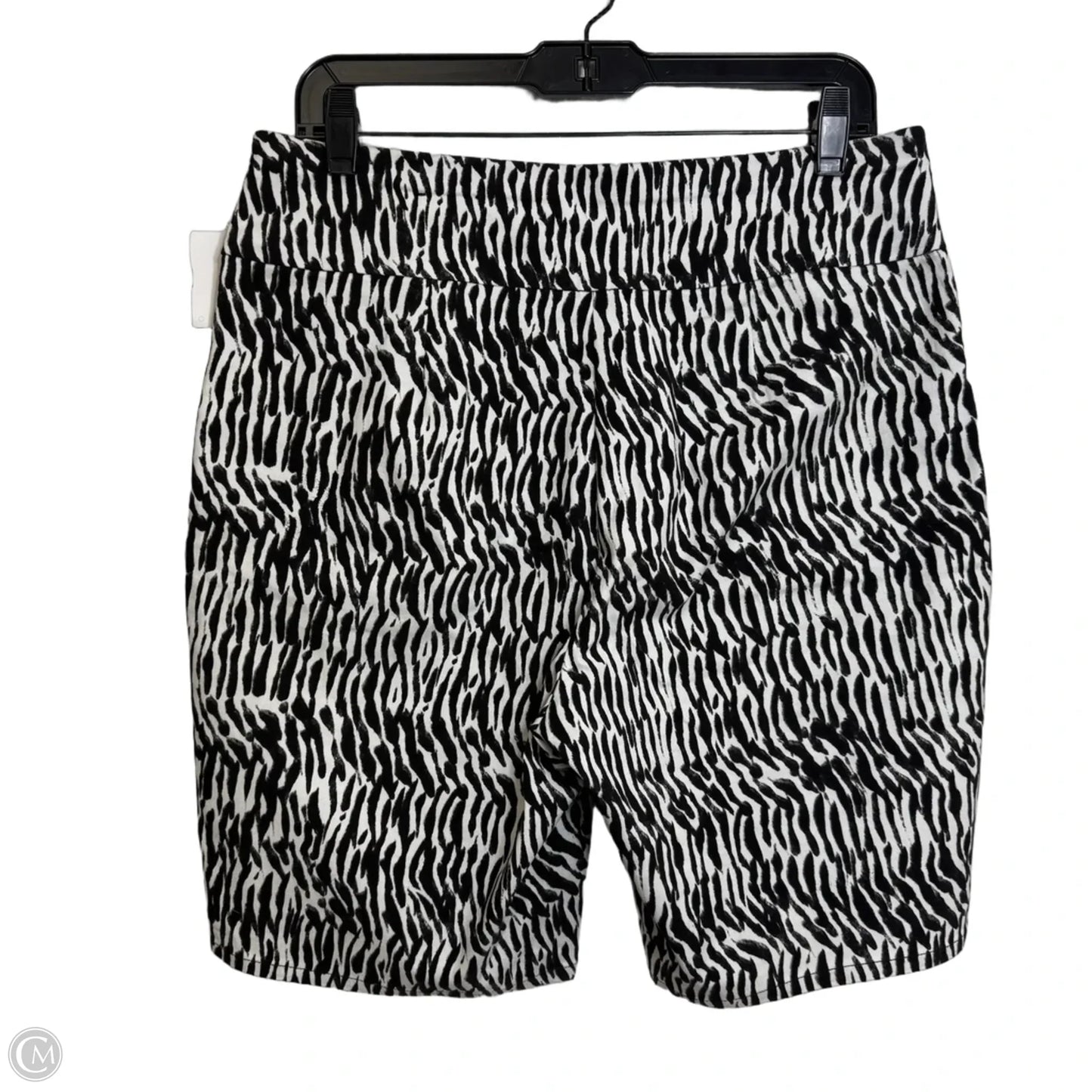 Shorts By Inc In Black & White, Size: 10