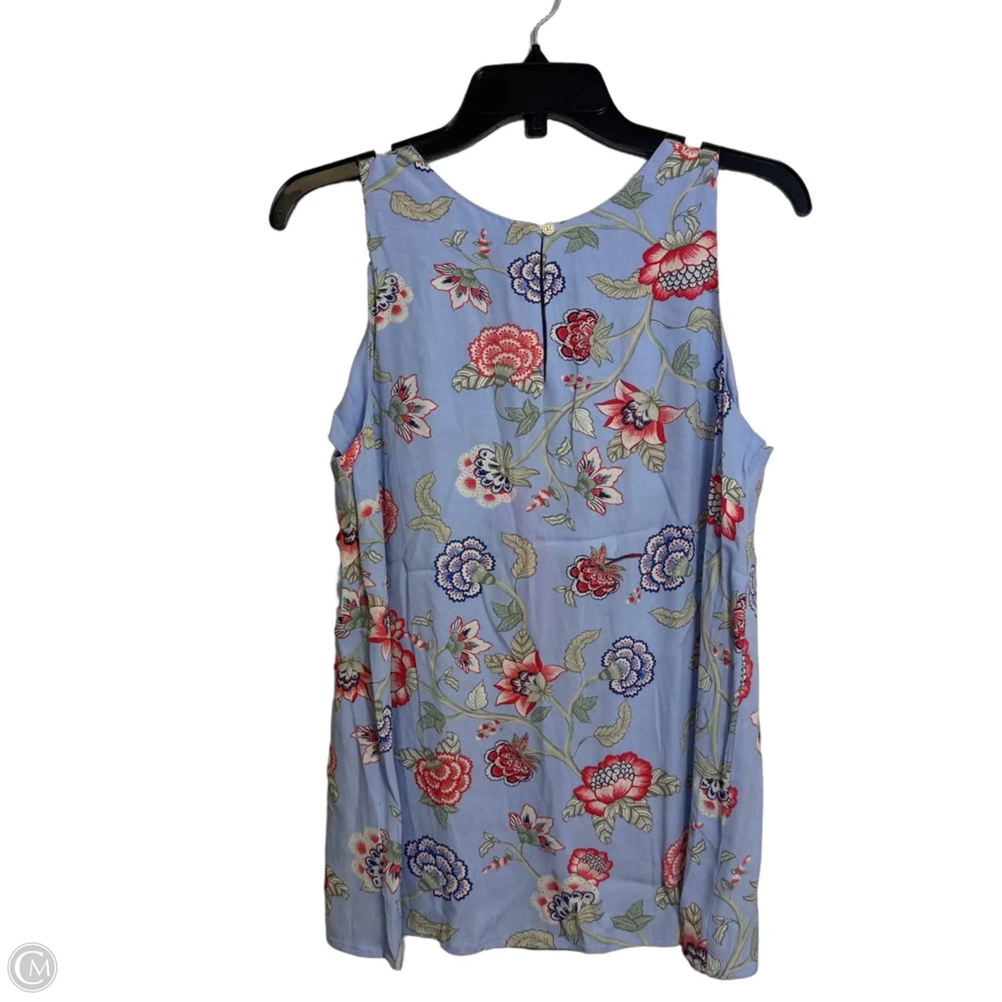 Top Sleeveless Basic By Loft In Floral Print, Size: M