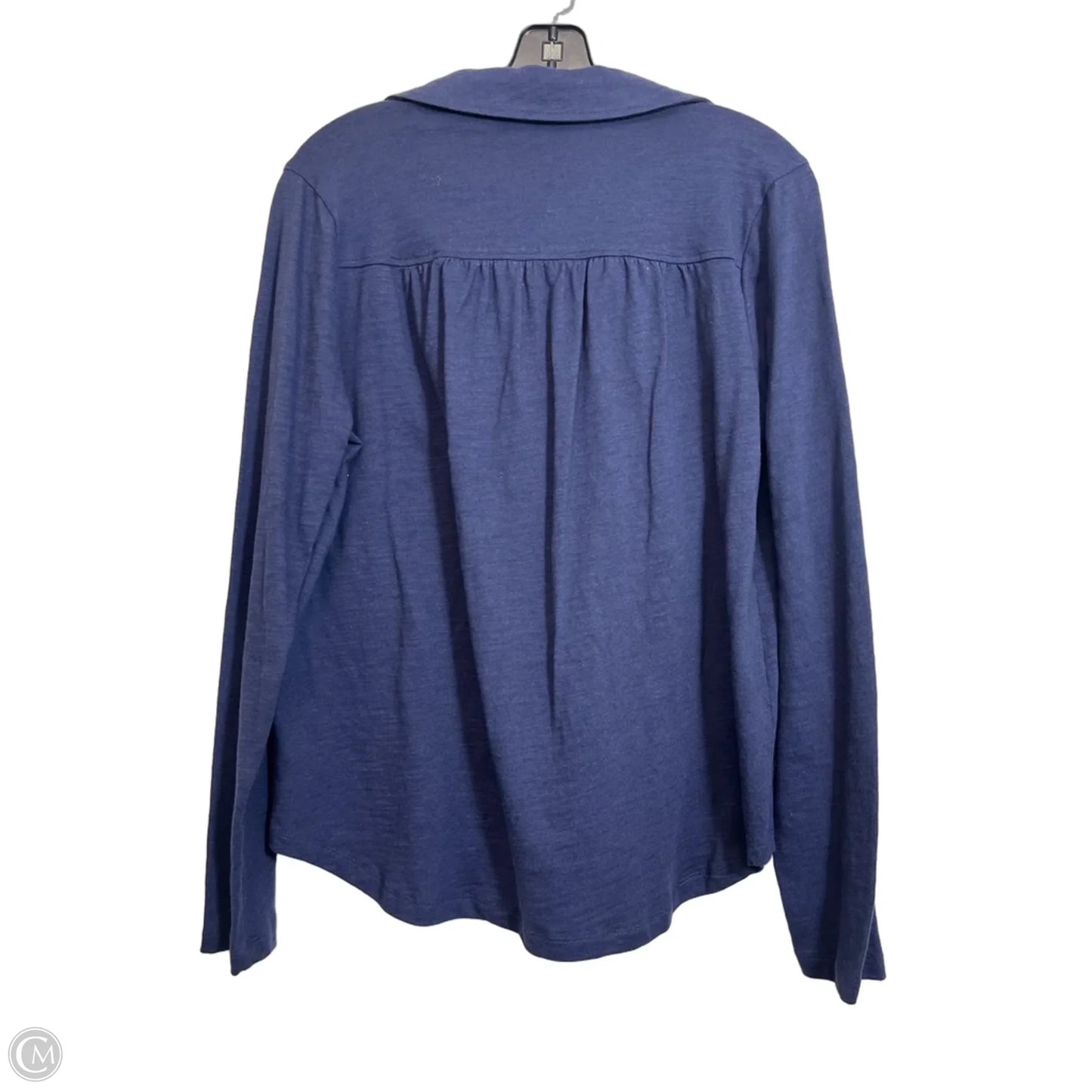 Top Long Sleeve By Clothes Mentor In Navy, Size: S