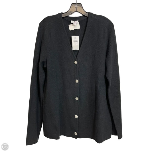 Cardigan By J. Jill In Black, Size: M