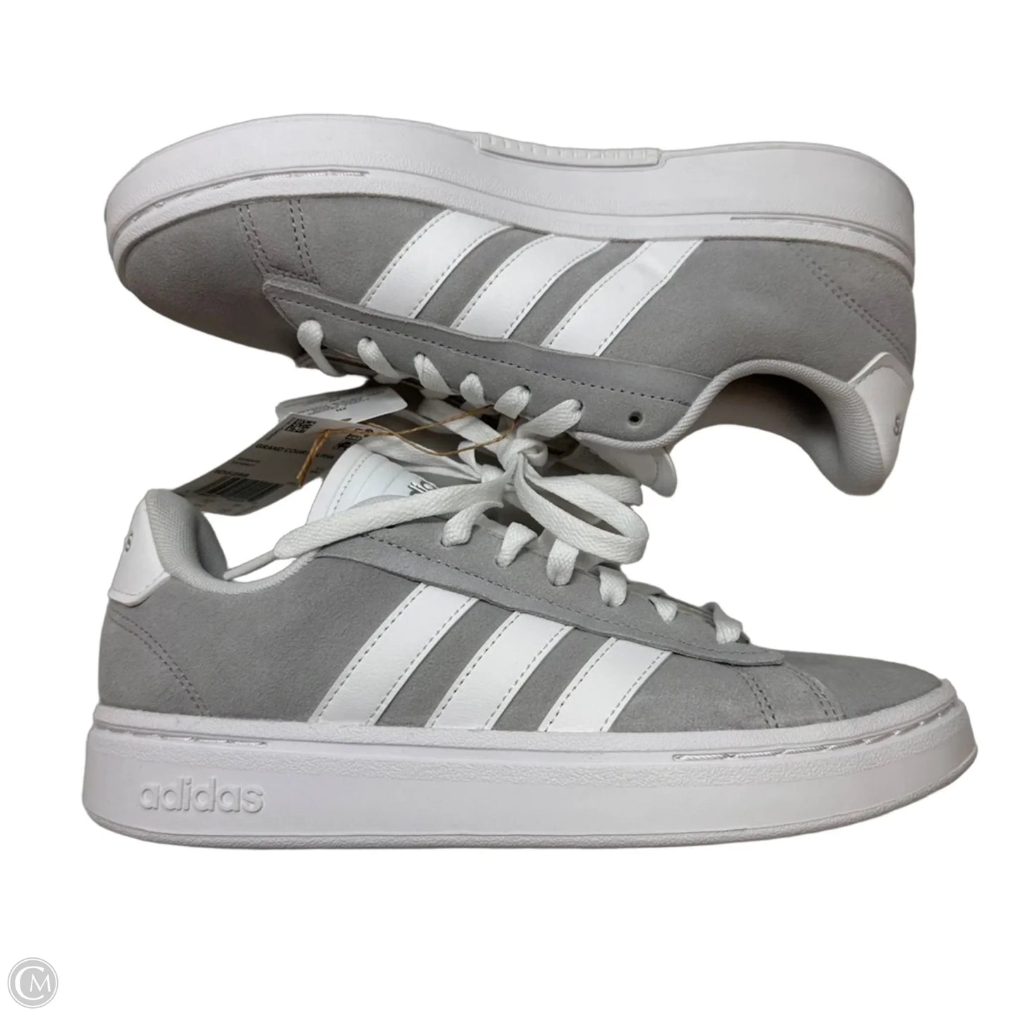 Shoes Athletic By Adidas In Grey, Size: 8