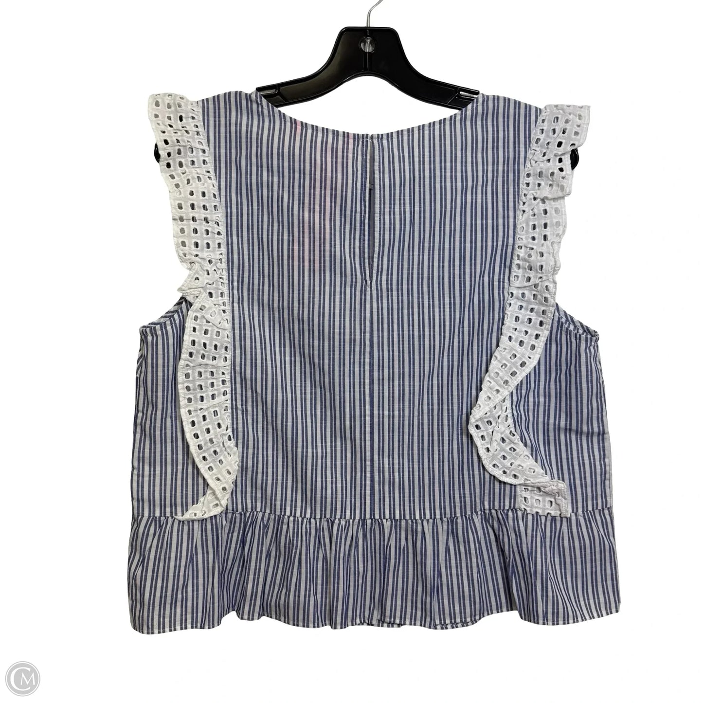 Top Sleeveless Designer By Lilly Pulitzer In Striped Pattern, Size: L