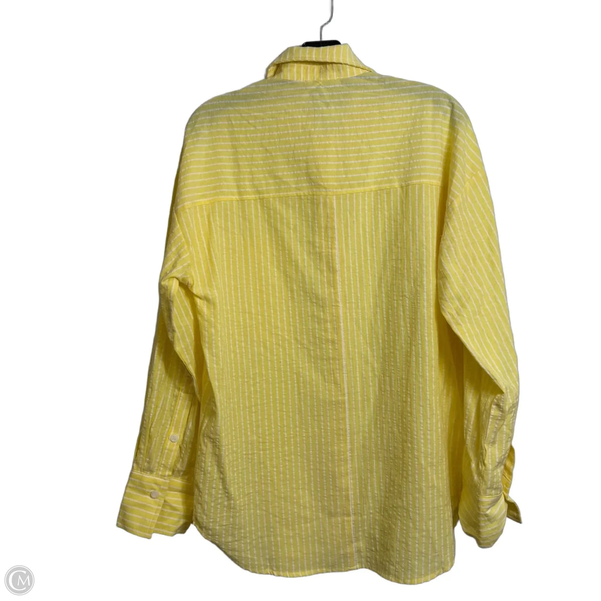 Top Long Sleeve By Geegee In Yellow, Size: S