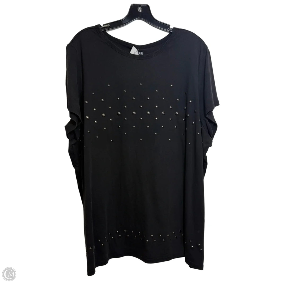 Top Short Sleeve Basic By Torrid In Black, Size: 3x