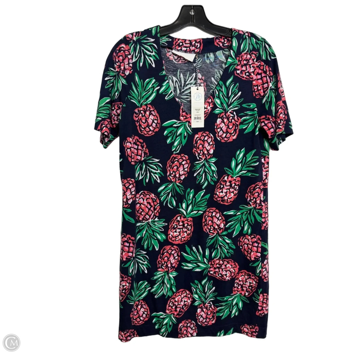 Dress Casual Short By Draper James In Geometric Pattern, Size: M