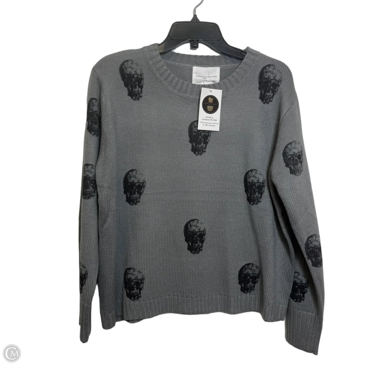 Sweater By Clothes Mentor In Grey, Size: S