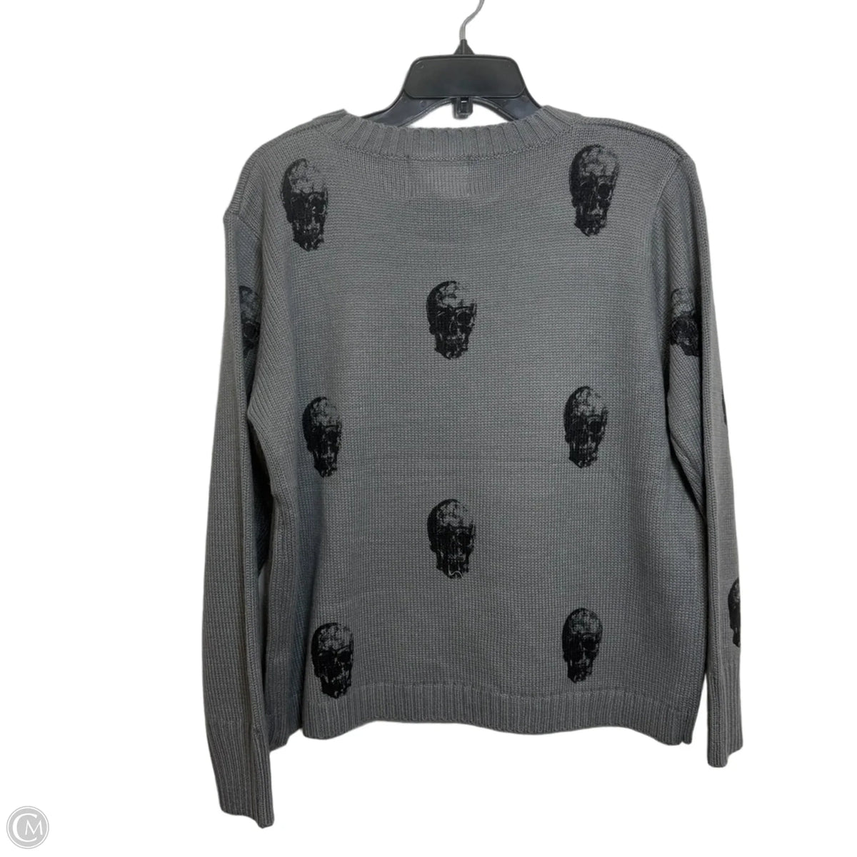 Sweater By Clothes Mentor In Grey, Size: S
