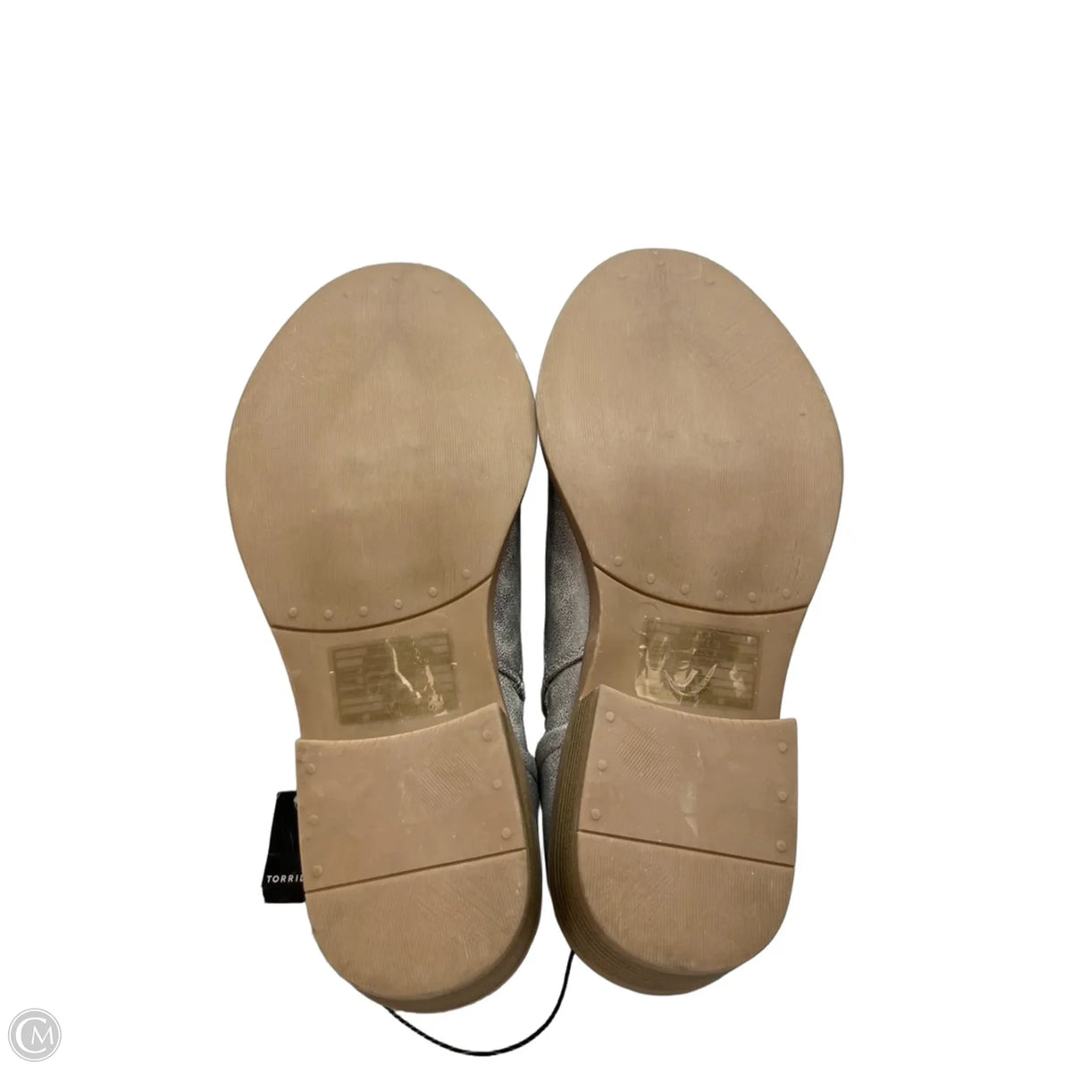 Boots Ankle Flats By Torrid In Grey, Size: 11.5