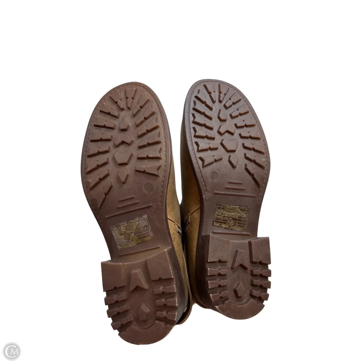 Boots Mid-calf Flats By Torrid In Brown, Size: 11.5