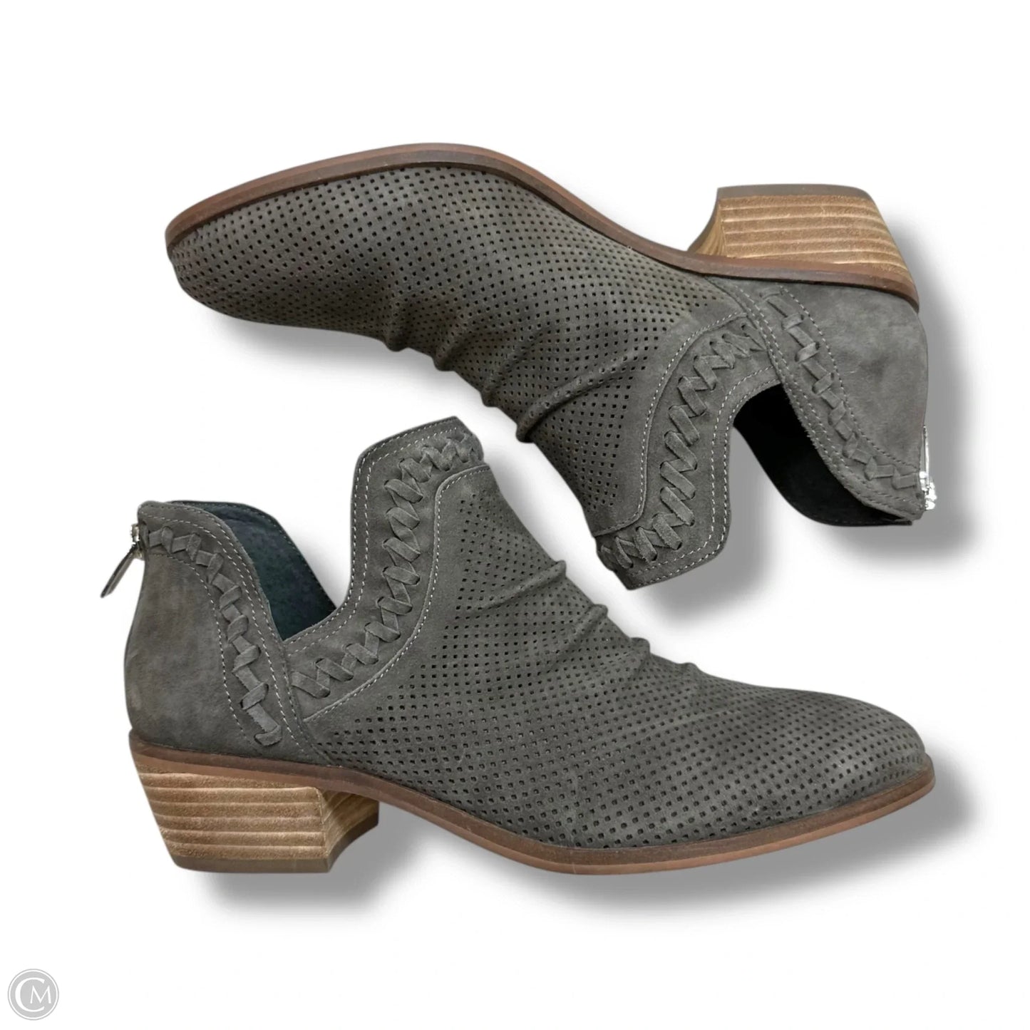 Boots Ankle Flats By Vince Camuto In Grey, Size: 8.5