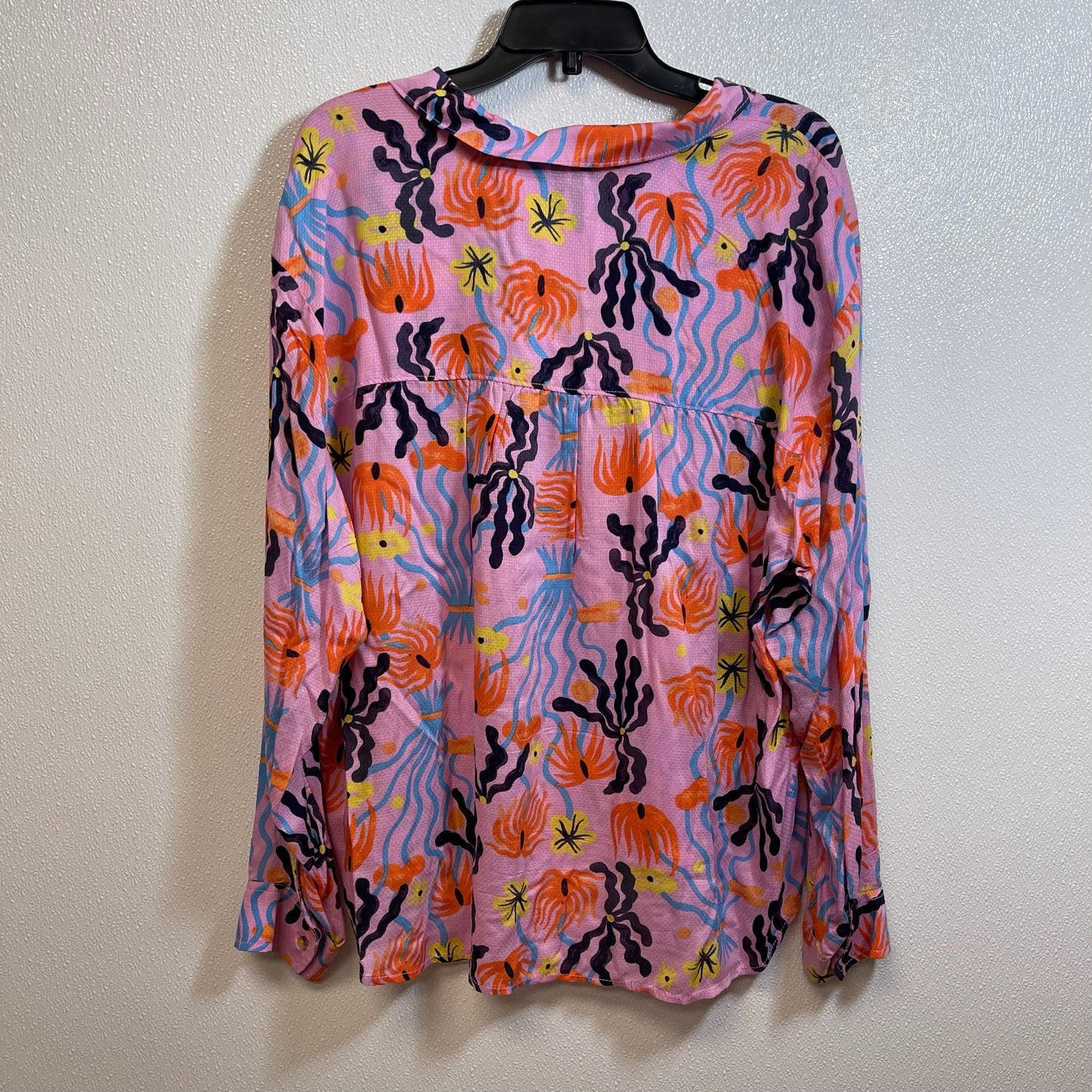 Top Long Sleeve By Anthropologie In Purple, Size: Xl