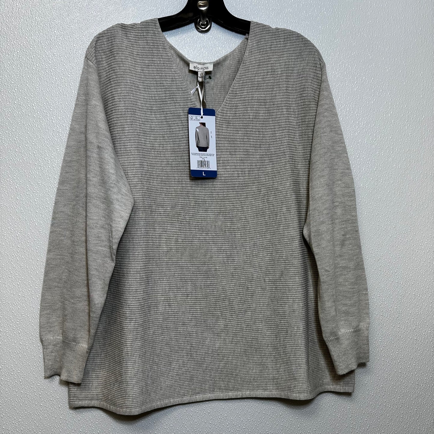 Top Long Sleeve By Ella Moss  Size: L