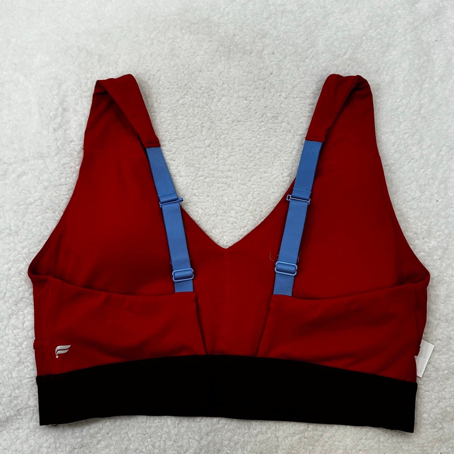 Red Athletic Bra Fabletics, Size Xl