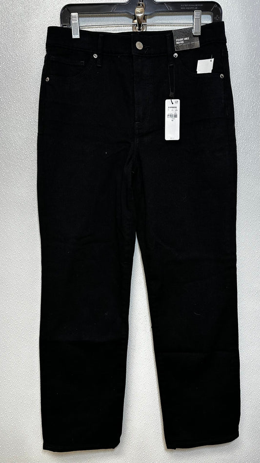 Black Jeans Straight Express, Size 8