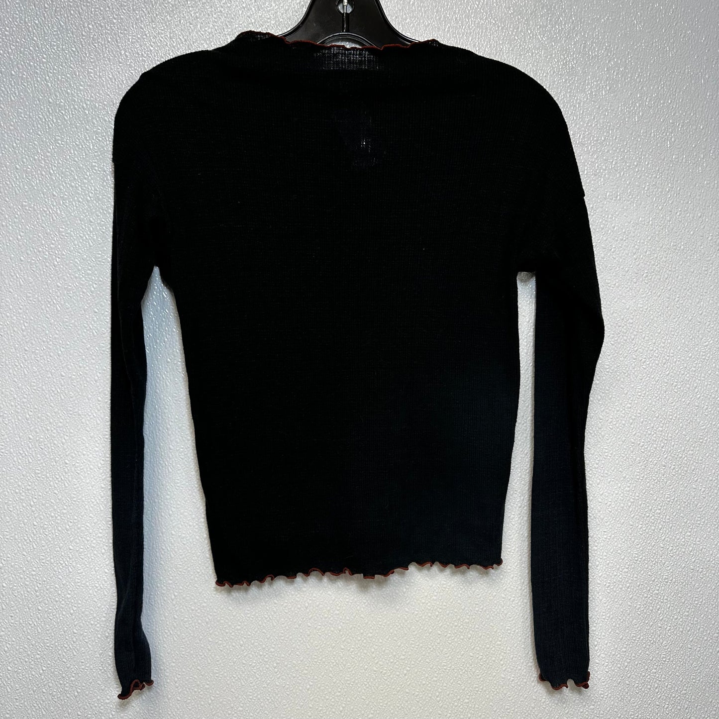 Black Top Long Sleeve Free People, Size Xs