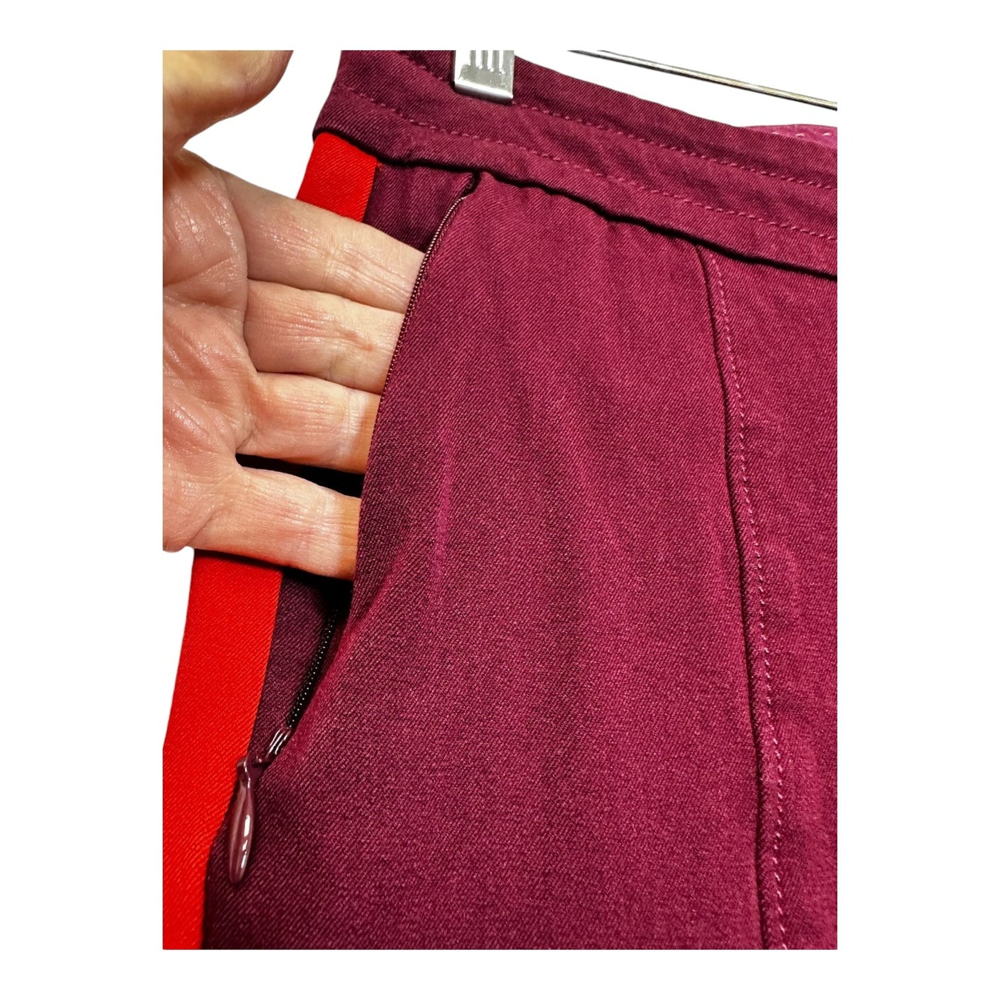 Pants Ankle By Anthropologie In Maroon, Size: 2