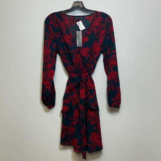 Red Dress Casual Short Clothes Mentor, Size L