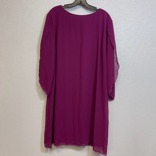 Magenta Dress Casual Short Clothes Mentor, Size 2x