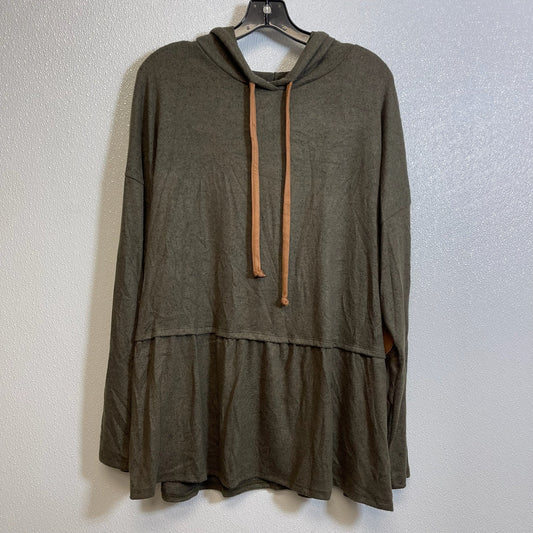 Olive Top Long Sleeve Clothes Mentor, Size 1x