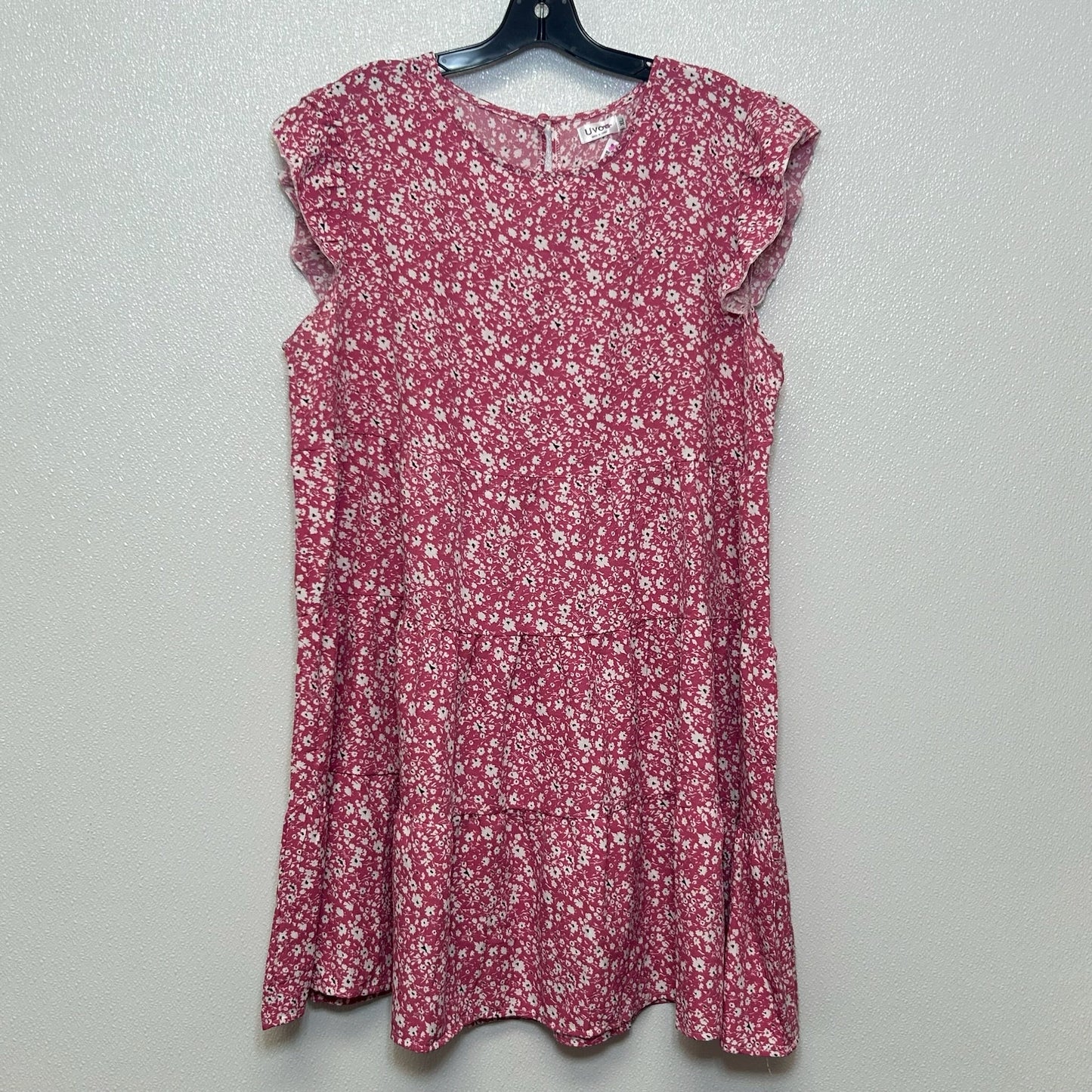 Pink Dress Casual Short Clothes Mentor, Size Xl