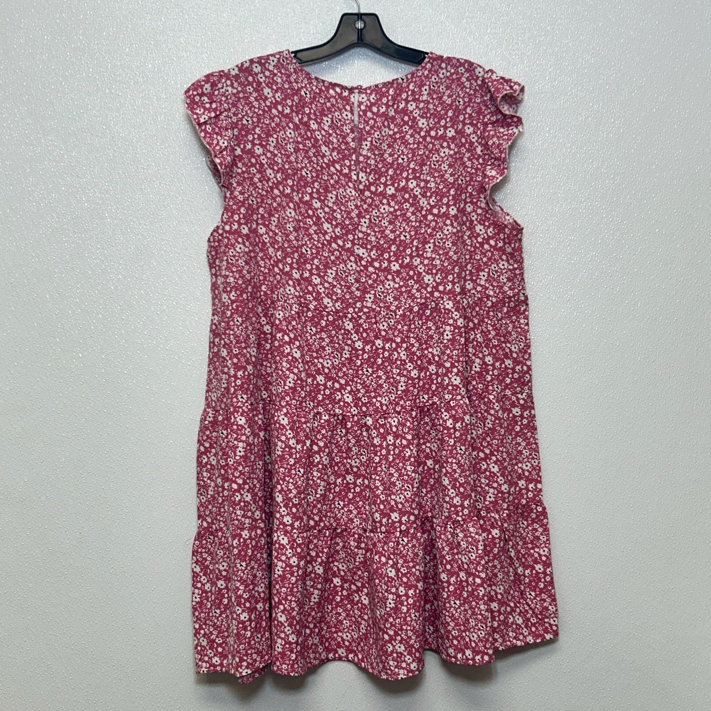 Pink Dress Casual Short Clothes Mentor, Size Xl