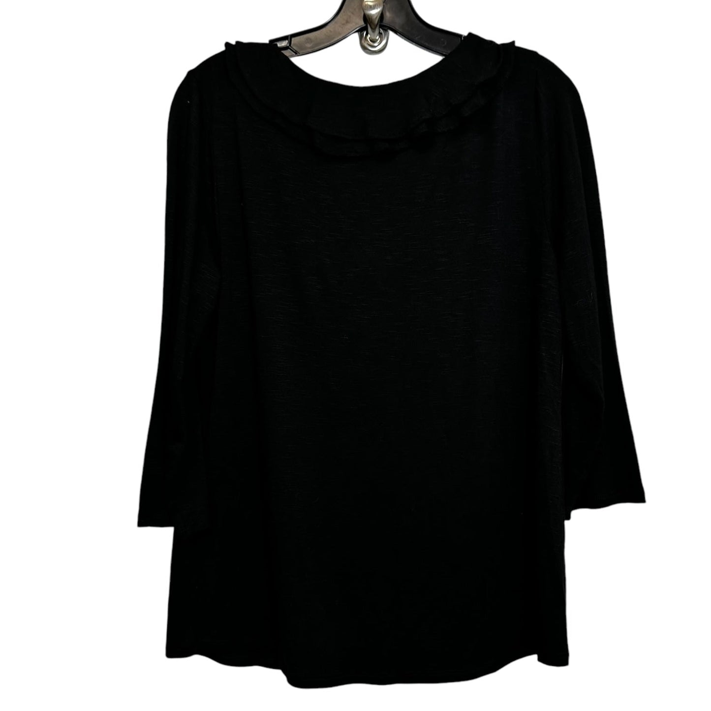 Top Long Sleeve By White House Black Market O In Black, Size: M