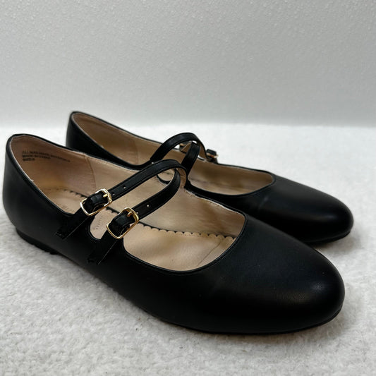 Black Shoes Flats Ballet Isaac Mizrahi Live Qvc, Size 8