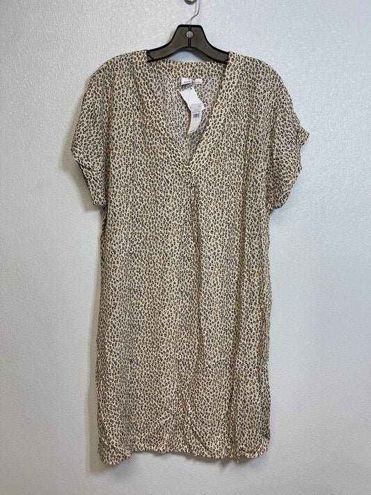 Leopard Print Dress Casual Short Gap O, Size L