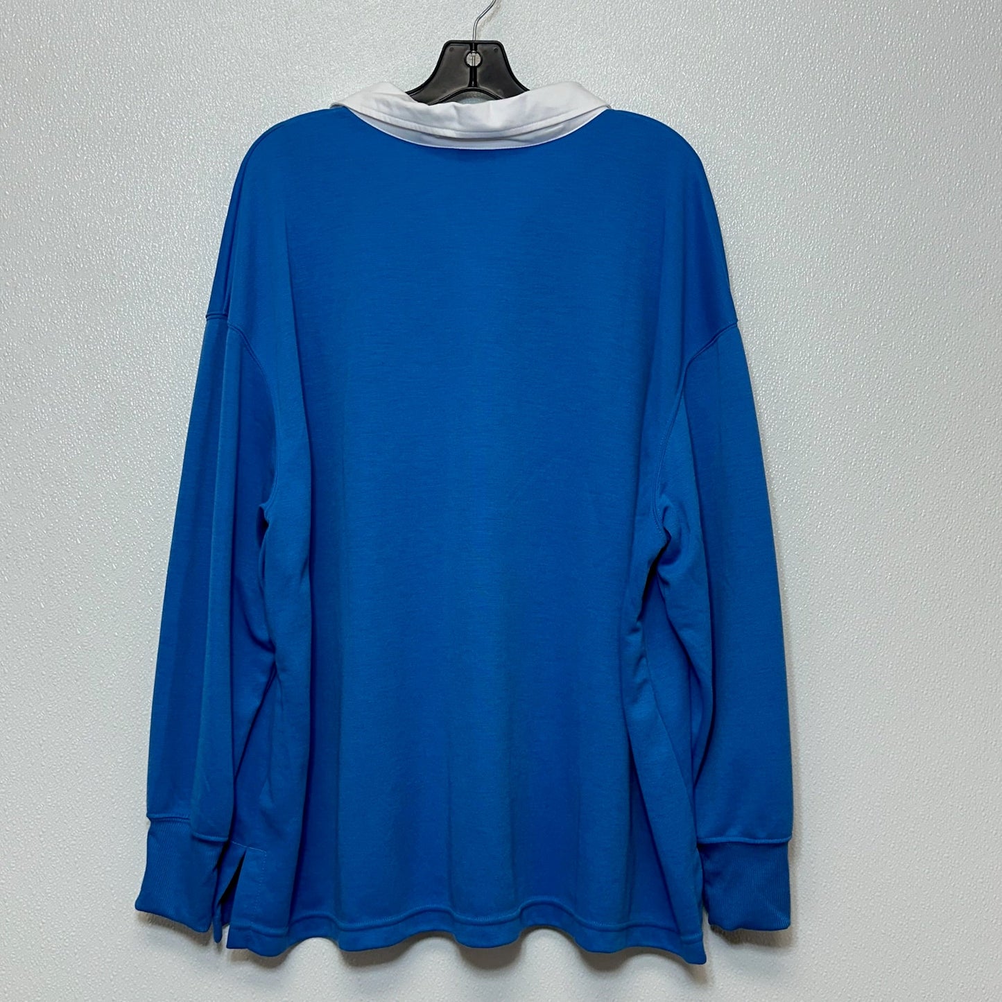 Top Long Sleeve By Nike In Blue, Size: Xl