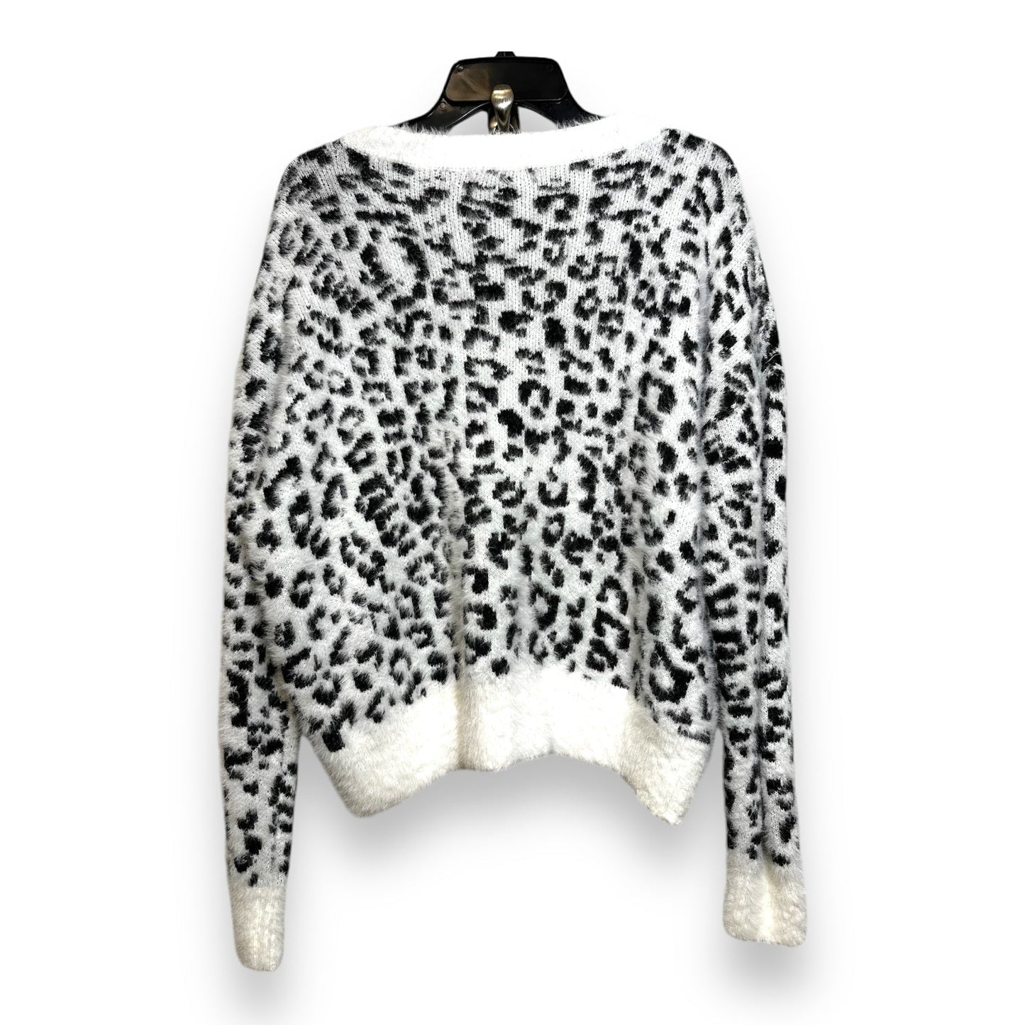 Sweater By Miami In Leopard Print, Size: M