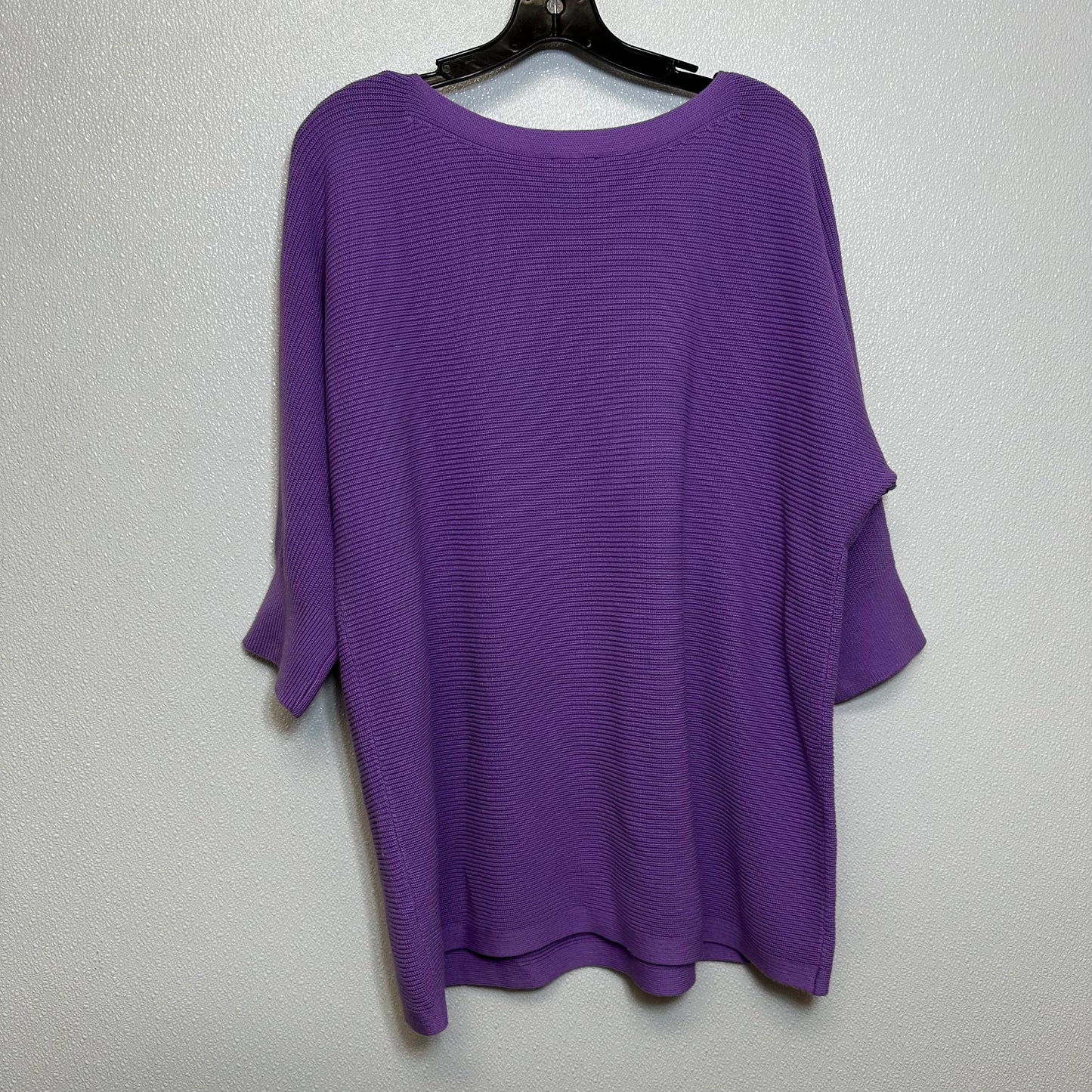 Sweater By Talbots O In Purple, Size: 2x