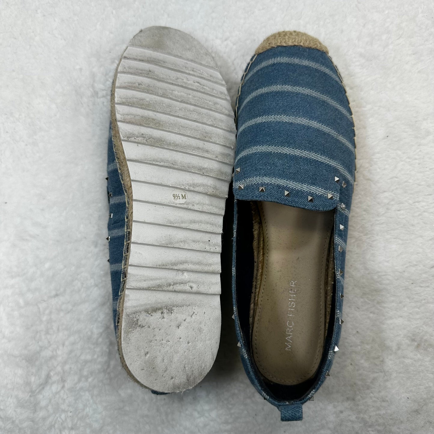 Shoes Flats Boat By Marc Fisher In Denim, Size: 9.5