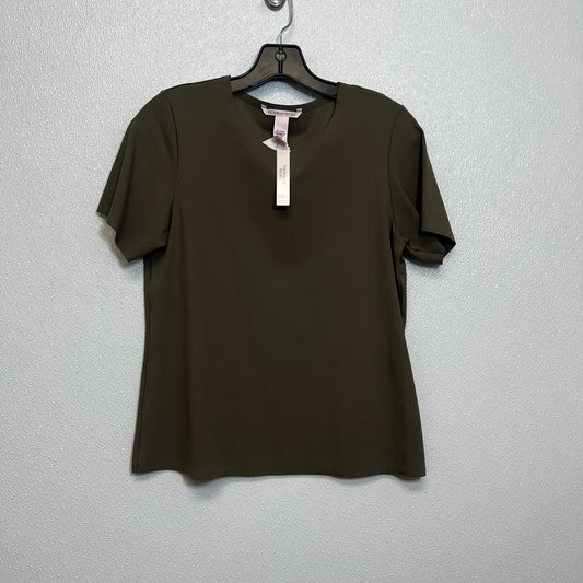 Athletic Top Short Sleeve By Victorias Secret In Taupe, Size: Xl