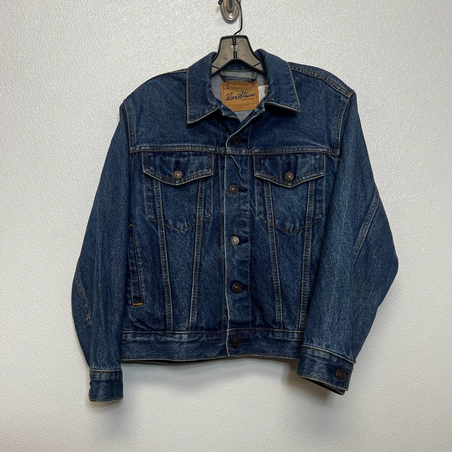 Jacket Denim By Levis In Denim, Size: M