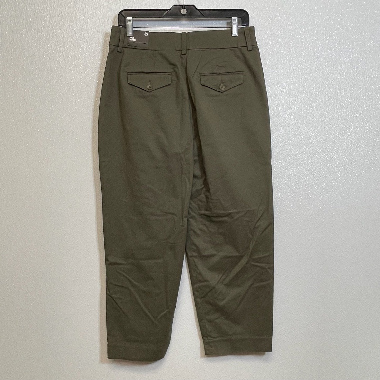 Pants Ankle High Rise By Express O In Olive, Size: 8 S