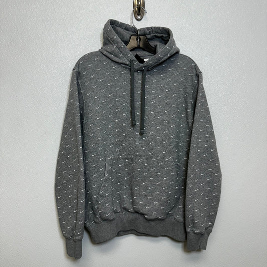 Sweatshirt Hoodie By Nike In Grey, Size: S